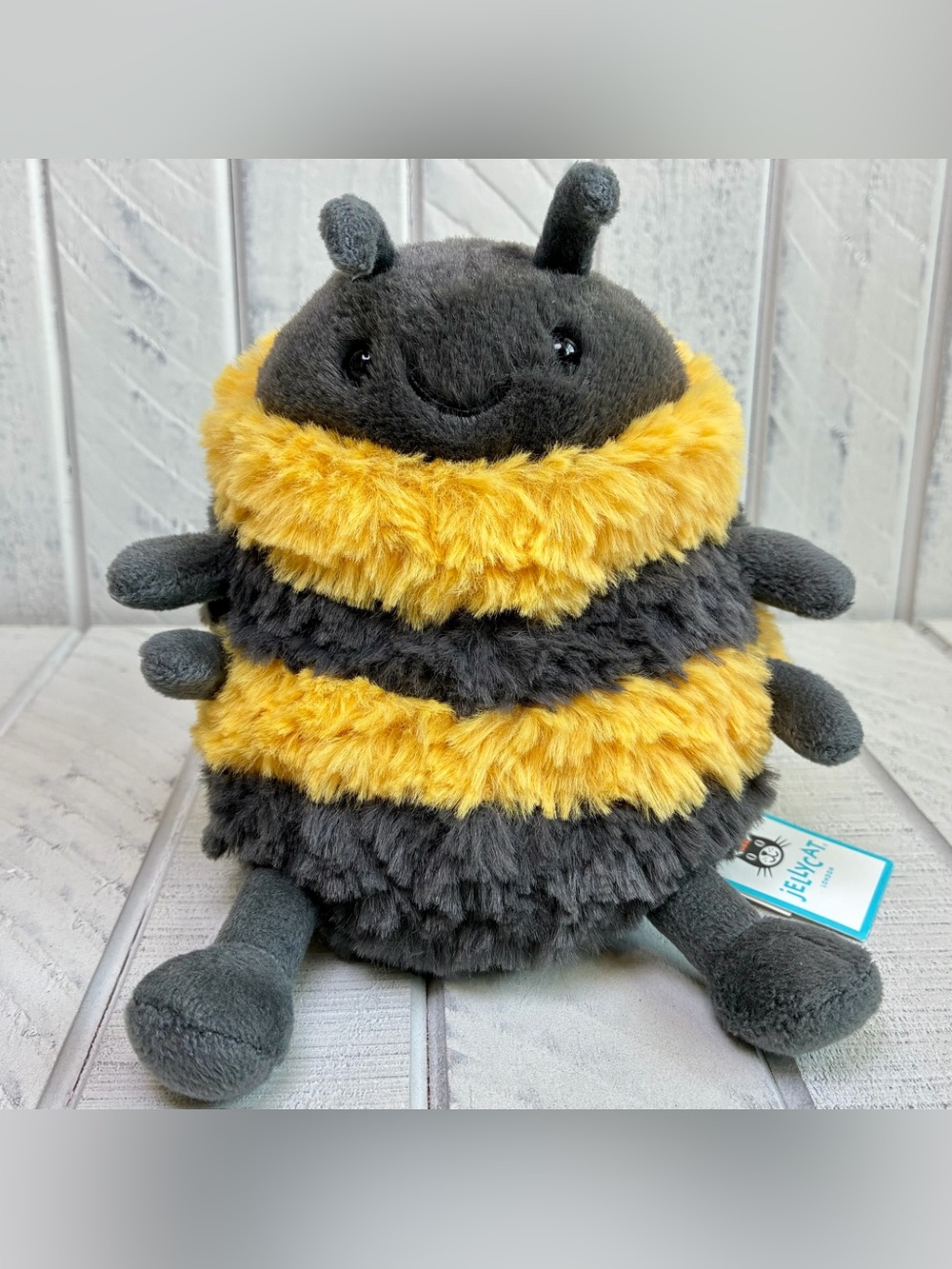 Jellycat Albee Bee Plush Cute Bumble Bee Collectible Stuffed Animal HAP3BEE
